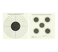 Bisley 500 Double Sided Airgun Targets 17cm (6.75") Card Airgun Targets Air Rifle Pistol Hunting Practice Zero