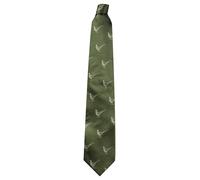 Bisley Pheasants Green Silk Tie - Shooting and hunting