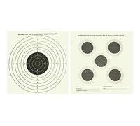 Bisley Double Sided Air Gun Rifle Targets 17X17Cm