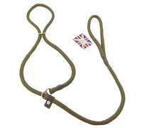 Bisley Double Stop Dog Slip Lead - Green