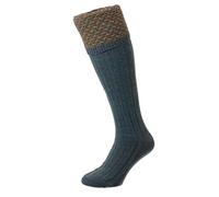 Bisley Hatfield Shooting Breek Socks in Conker or Petrol (Petrol)