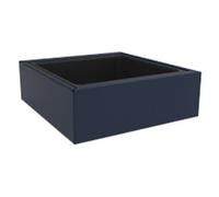 Bisley Outline Planter Steel Oxford Blue