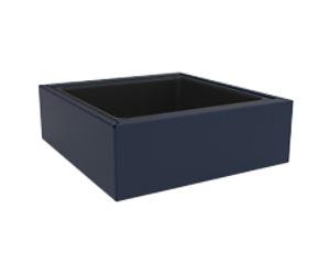 Bisley Outline Planter Steel Oxford Blue