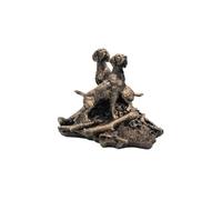 Bisley Patina Bronze Pair of Springer Spaniels Sculpture