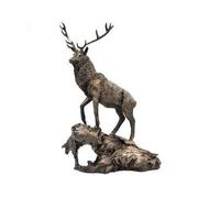 Bisley Patina Bronze Sculpture Stag - Hunting outdoor gear for Men
