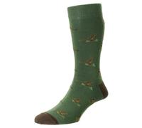 Bisley Pheasant Socks Green Green Socks (11511) Men's