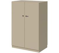 Bisley Pren Cupboard MFC (Melamine Faced Chipboard) Lockable 800 x 500 x 1,210 mm Dakar Grey