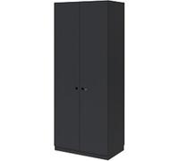 Bisley Pren Cupboard MFC (Melamine Faced Chipboard) Lockable 800 x 500 x 1,970 mm Carbon Grey