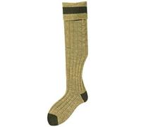 Bisley Shooting socks Bottle Green with Vine Purple detail - Size 8 to 10
