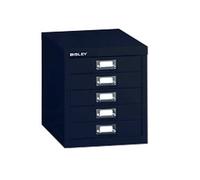 Bisley Steel Desktop Drawer 5 Drawers Not Lockable 279 x 380 x 325 mm Black