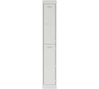 Bisley Steel Locker 2 Doors Combination 300 x 450 x 1,800 mm Light Grey