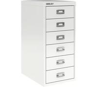 Bisley Steel Office Home Filing Cabinet 6 Metal Drawers A4 Size Various Colours