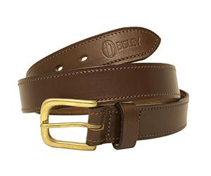 Bisley Stitched Leather Belt - Brown