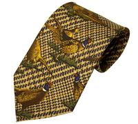 Bisley Tie - Green Large Pheasants Green - Hunting outdoor gear for Men