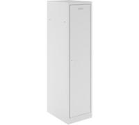 Bisley Workwear Clean & Dirty Steel Locker 1 Doors 1 nest Key lock 600 x 600 x 1,800 mm Light Grey
