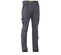 Bisley Workwear UKBPC6331_BCCG Flex & Move Cargo Trousers Stretch Utility - Charcoal, 40S