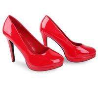 Bismaa Mens Womens Drag Queen Cross Dresser HIGH Heel Round Toe Court Shoes Big Sizes UK 9,10,11,12