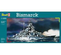 Bismarck Battleship 1:1200 Plastic Model Kit REVELL