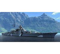 Bismarck Class Battleship Puzzle Jigsaw Puzzles, 200 Pieces Photo Puzzles, Suitable for All Ages High Difficulty Puzzle Toys 35x25CM