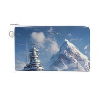 Bismarck1 Ship Battleship1 Womens Coin Purse for Men Change Pouch Small Wallet Key Card Bag Holder