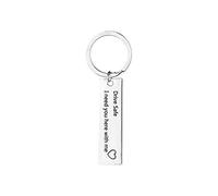 bismarckber Drive Safe I Need You Here with Me Letters Tag Pendant Keyring Key Chain Charm Bag Hanging Decor Couple Gift