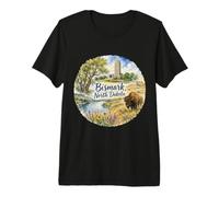 Bismark, ND North Dakota Premium T-Shirt