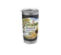 Bismark, ND North Dakota Stainless Steel Insulated Tumbler