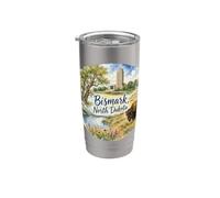 Bismark, ND North Dakota Stainless Steel Insulated Tumbler