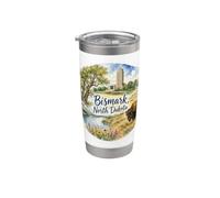 Bismark, ND North Dakota Stainless Steel Insulated Tumbler