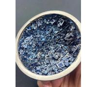 Bismuth Crystal, bimetal, Rainbow Bright Metallic, Art Ornament Home Decor(Blue)