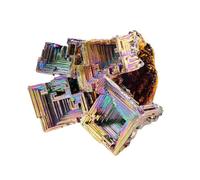 Bismuth Ore Crystal Ornaments Rare Metal Rainbow Rough Stone Irregular Teaching Collection Gemstone Stone