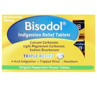 Bisodol Indigestion Relief Chewable Tablets 60