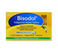 Bisodol Indigestion Relief Tablets Roll packs 60