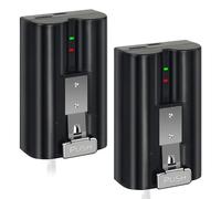 Bisoff 2Pack Rechargeable Battery for Ring Video Doorbell 2/3/3Plus/4,Compatible with Stick Up Cam Battery(2nd & 3rd Gen),Spotlight Cam and Peephole Cam（3.65V 6040mAh）