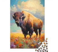 Bison 1000 Pieces Mini Jigsaw Puzzle for Adults