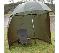 Bison 88" 2.2m TOP TILT UMBRELLA BROLLY FISHING SHELTER WITH ZIP ON SIDES