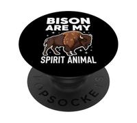 Bison Are My Spirit Animal PopSockets Adhesive PopGrip