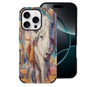 Bison Dreamcatchers Cell Phone Compatible with iPhone 16 Basic Fiber Skin Cases Classic Protection iPhone 16 Pro