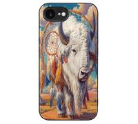 Bison Dreamcatchers Slim Glass Case Protective Classic Cell Phone Basic Cases Compatible with iPhone 16/16 Plus/16 Pro/16 Pro Max/16 E