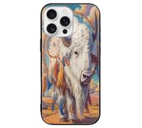 Bison Dreamcatchers Slim Glass Case Protective Classic Cell Phone Basic Cases Compatible with iPhone 16/16 Plus/16 Pro/16 Pro Max/16 E