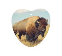 Bison in The Great Plains Car Air Freshener Ocean Scent Long Lasting Tablets for Auto Hanging Fragrance