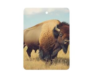 Bison in The Great Plains Car Air Freshener Ocean Scent Long Lasting Tablets for Auto Hanging Fragrance
