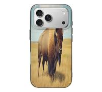 Bison in The Great Plains Funny Phone Case for iPhone 17 Pro Max Air Personalised Protective Cover
