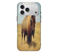 Bison in The Great Plains Funny Phone Case for iPhone 17 Pro Max Air Personalised Protective Cover