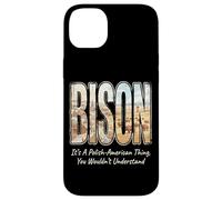 Bison It's A Polish-American Thing Poland Heritage Case for iPhone 14 Plus