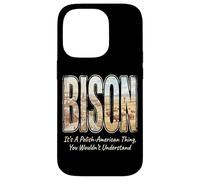 Bison It's A Polish-American Thing Poland Heritage Case for iPhone 14 Pro