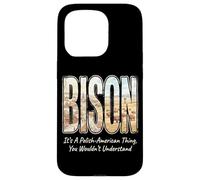 Bison It's A Polish-American Thing Poland Heritage Case for iPhone 15 Pro