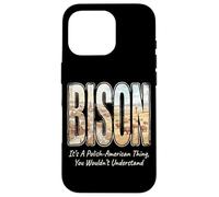 Bison It's A Polish-American Thing Poland Heritage Case for iPhone 16 Pro