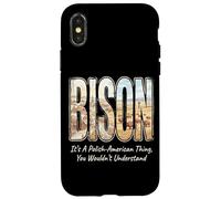 Bison It's A Polish-American Thing Poland Heritage Case for iPhone X/XS