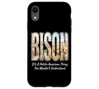 Bison It's A Polish-American Thing Poland Heritage Case for iPhone XR